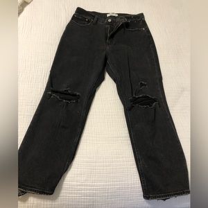 Abercrombie Ankle Straight Ultra High Rise Size 10R